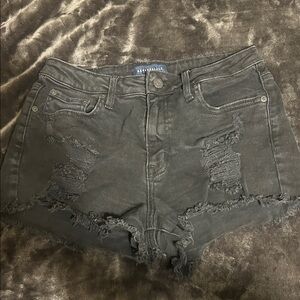 Aeropostale Distressed Jean Shorts